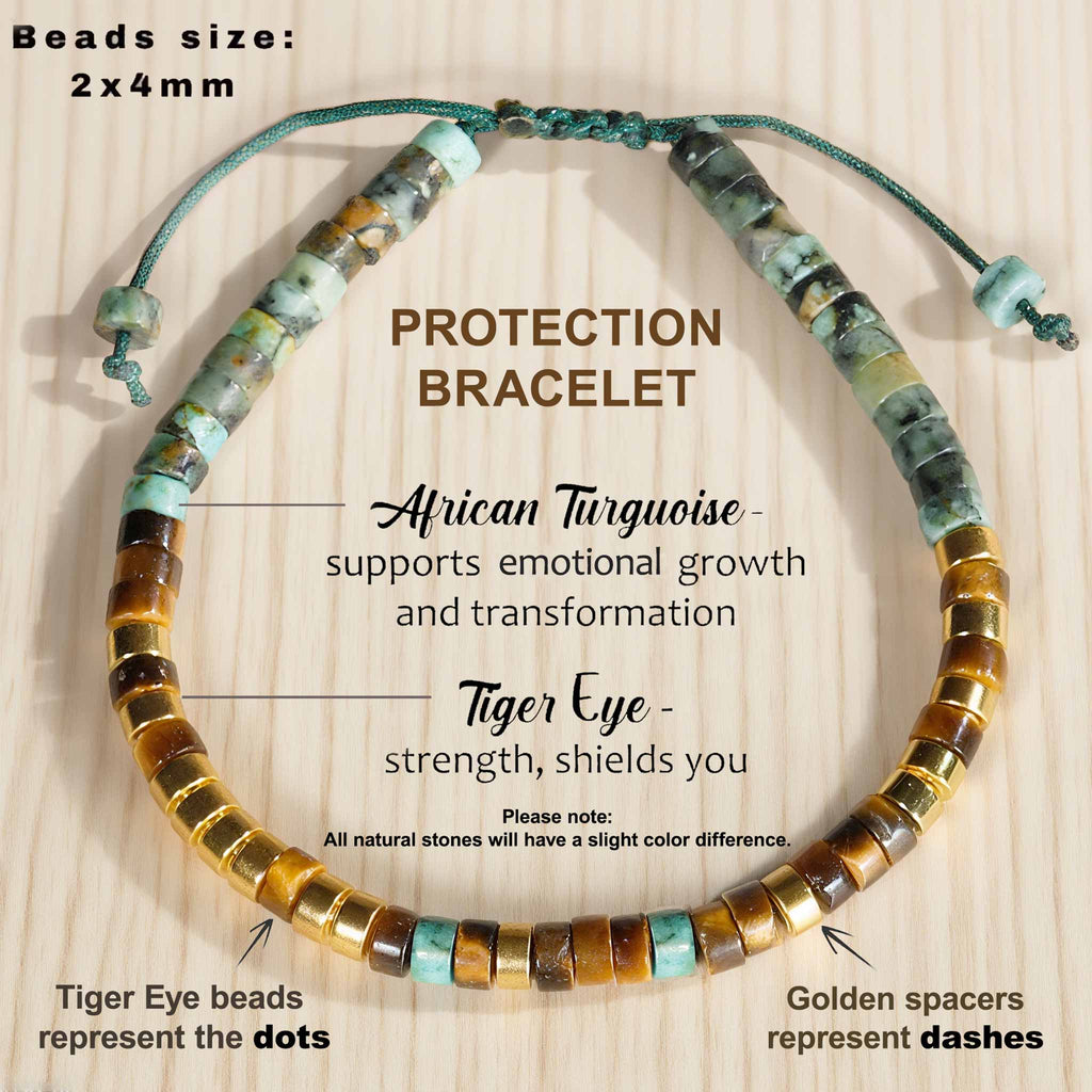 Morse code Motivational Bracelet