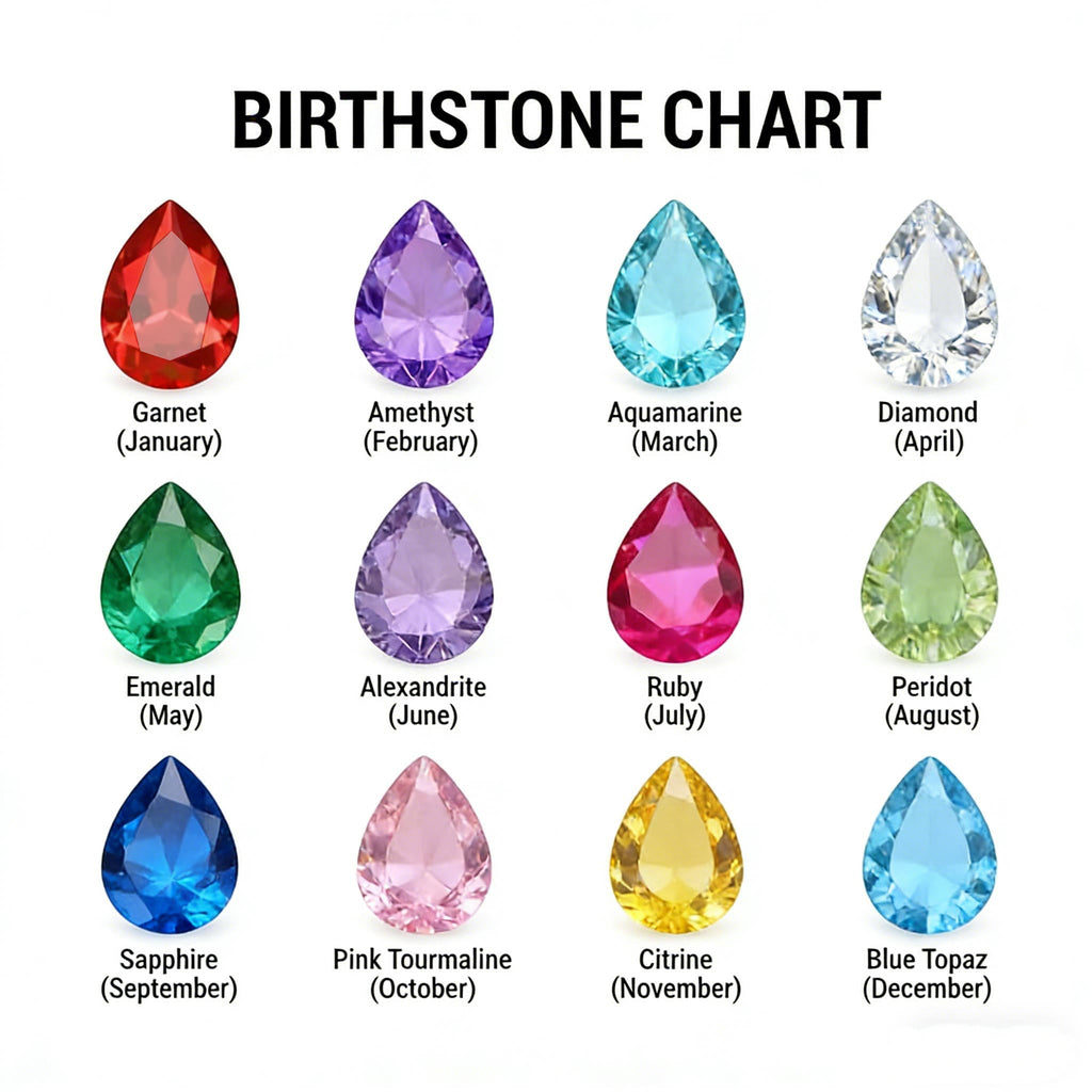 Custom Tiny Heart Birthstone Adjustable Ring