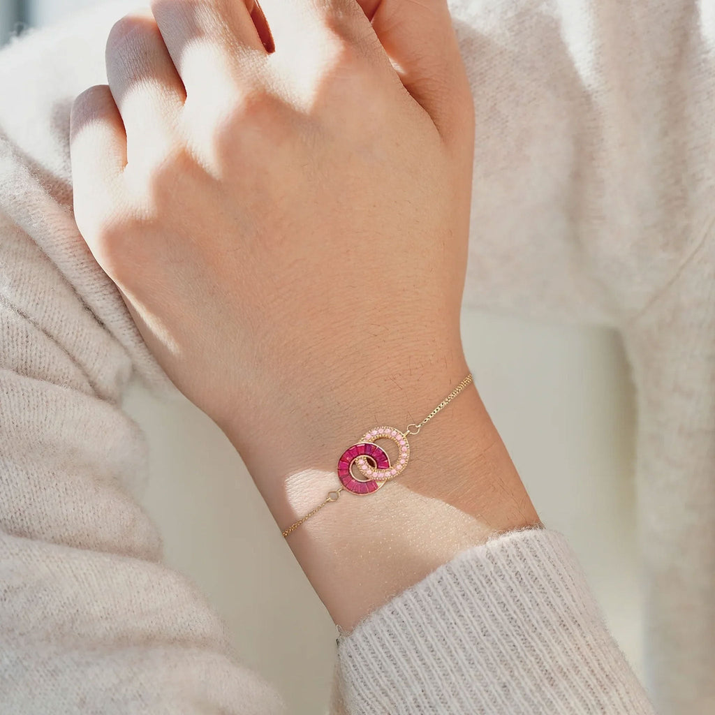 Custom Linking Birthstone Bracelet
