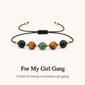 Girl Gang Courage and Strength Crystal Bracelet