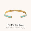 My Badass Girl Gang Multiple Color Cuff Bracelet