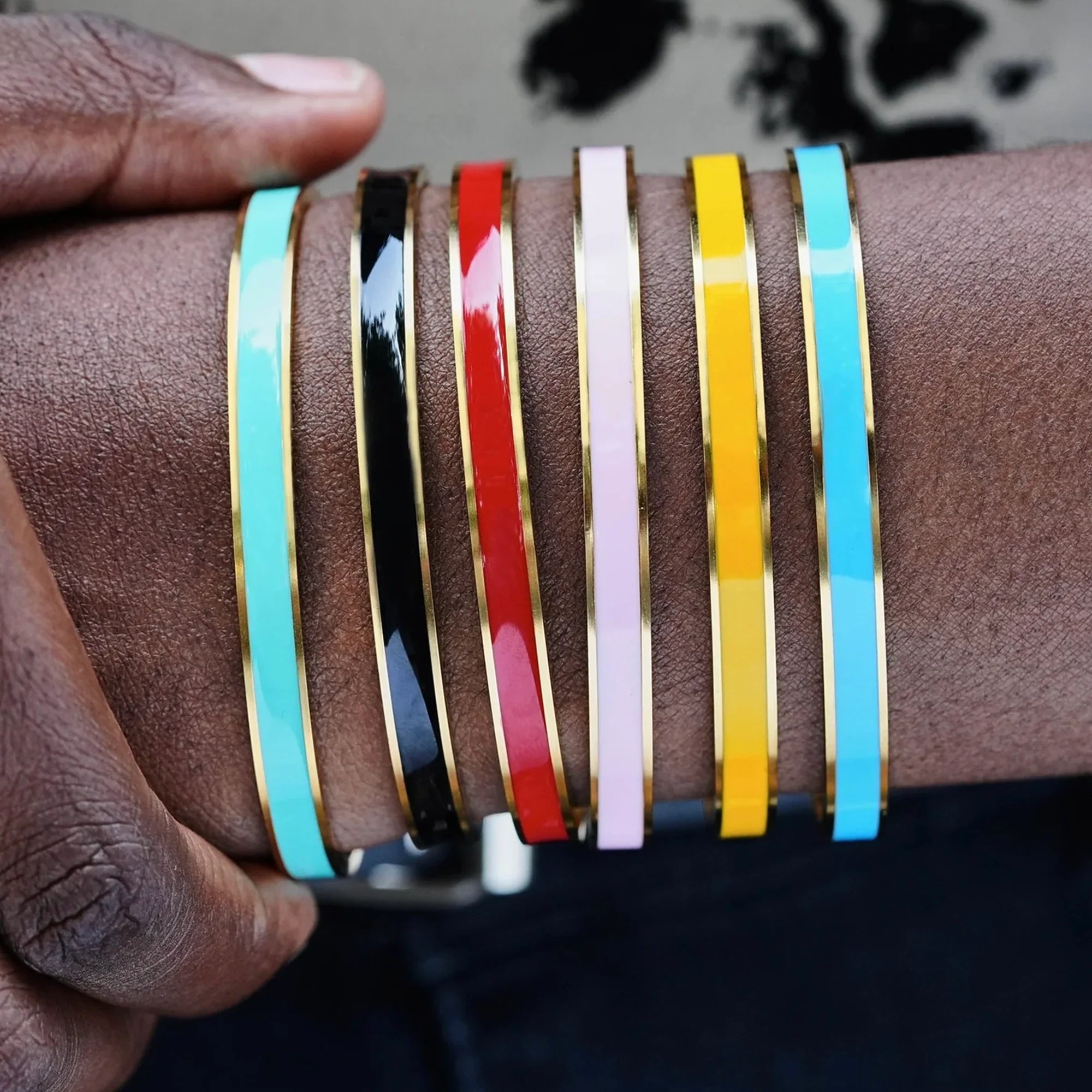 My Badass Girl Gang Multiple Color Cuff Bracelet