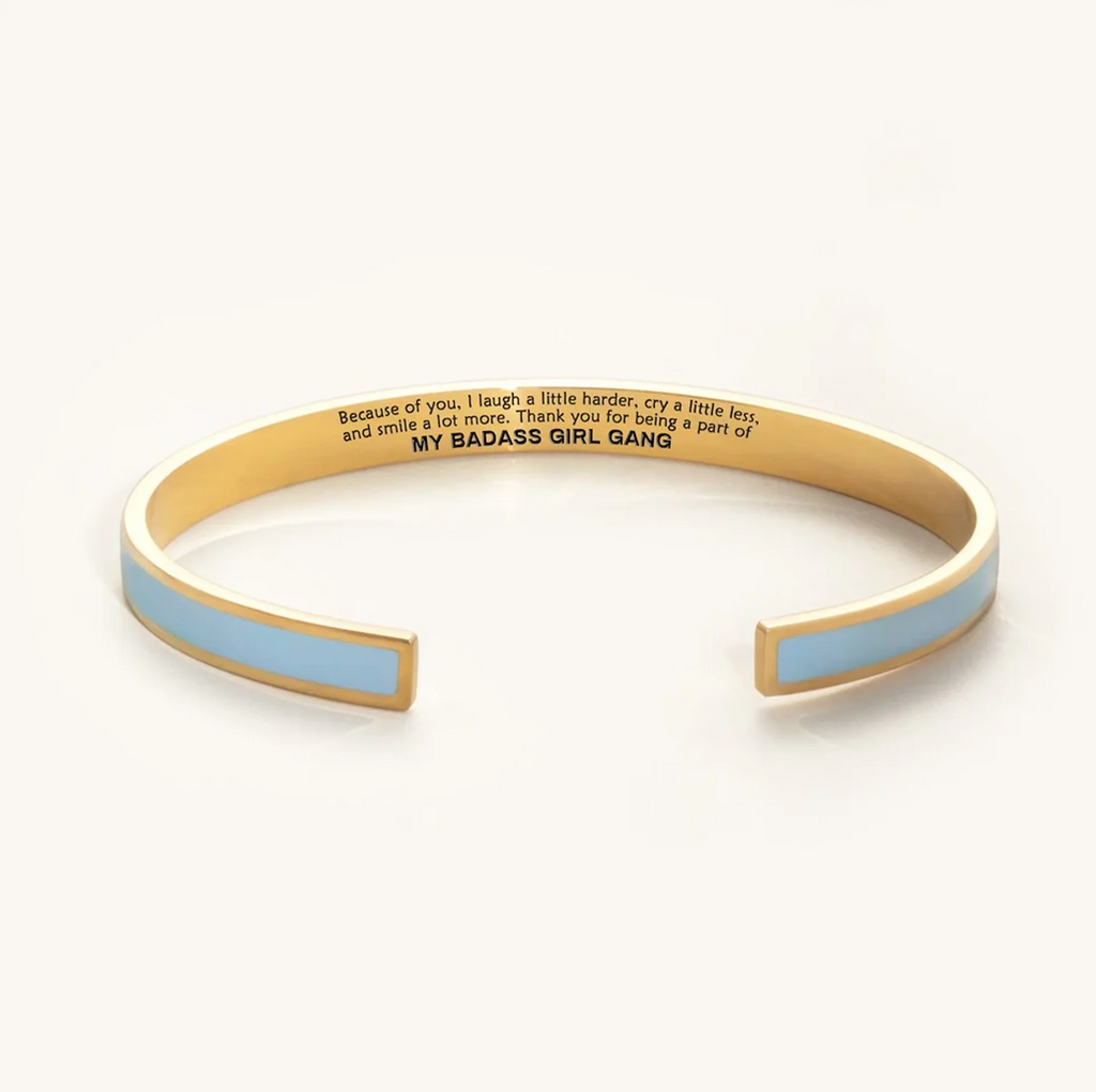 My Badass Girl Gang Multiple Color Cuff Bracelet