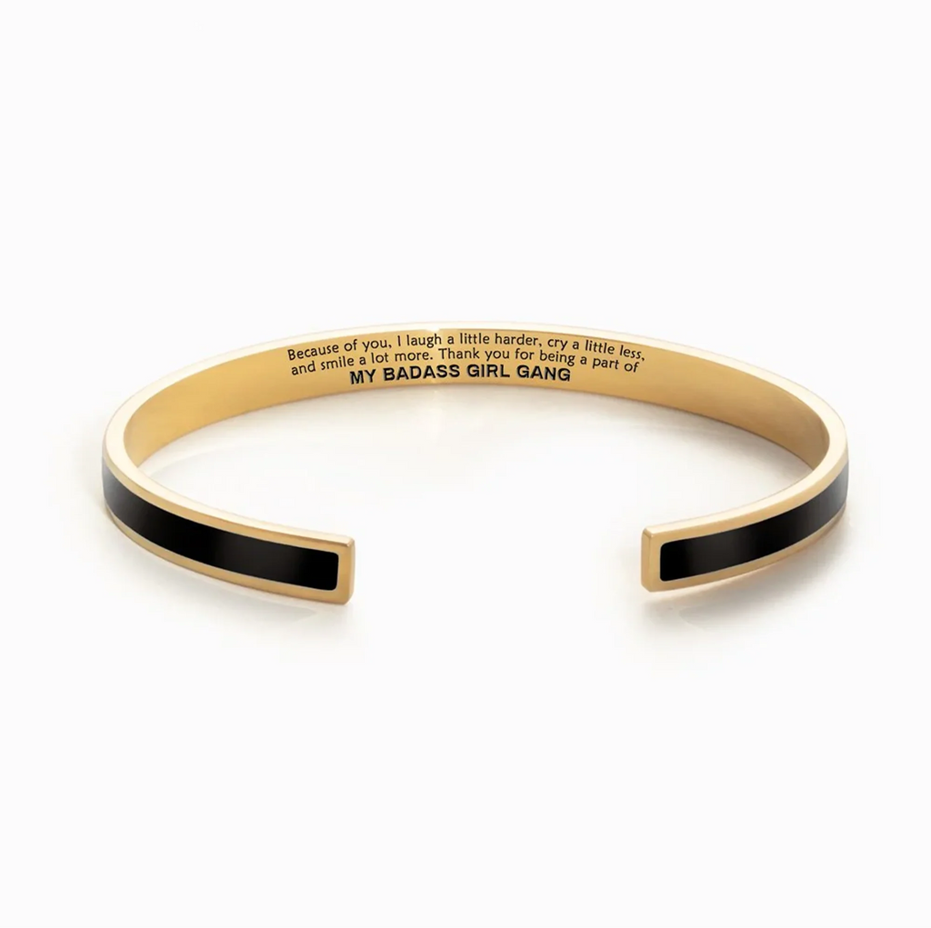 My Badass Girl Gang Multiple Color Cuff Bracelet
